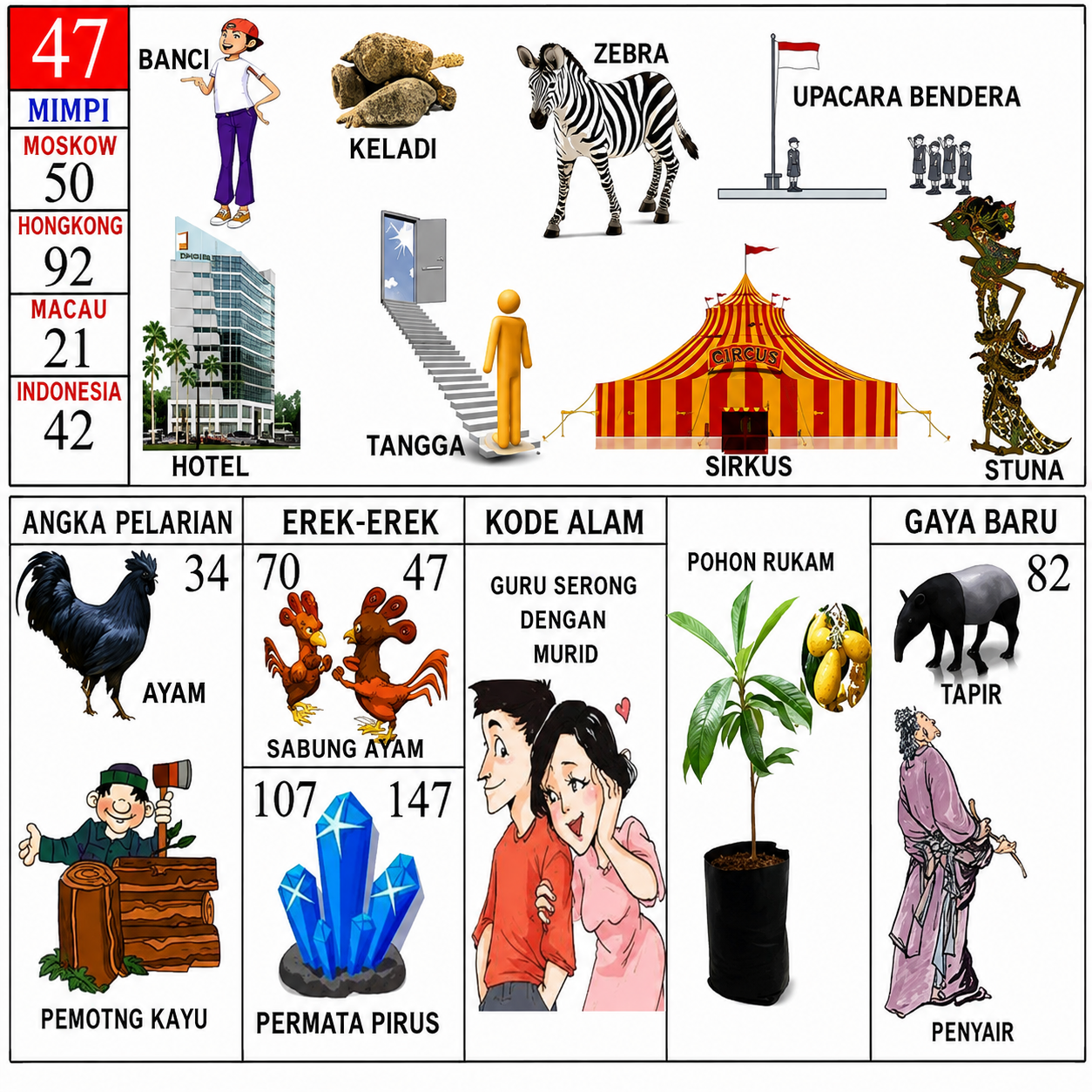 Mengenal Makna Simbol dalam Buku Mimpi: Dari Zebra, Keladi hingga Upacara Bendera